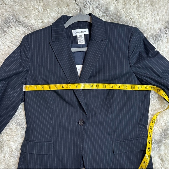 Calvin Klein Women's Black Pinstripe Suit - Picture 5 of 8